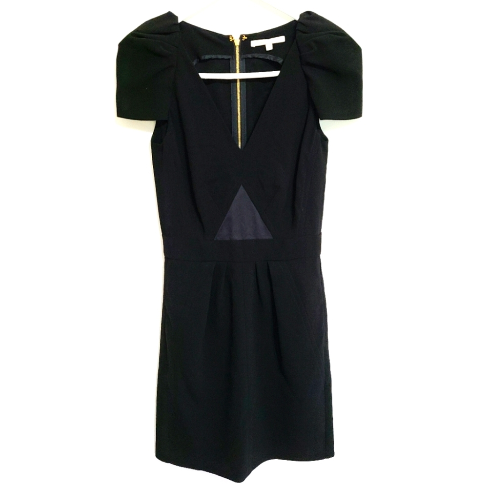 Maje | Cocktail Dress Black Mini Size 36/S